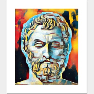 Thales of Miletus Abstract Portrait | Thales of Miletus Artwork 2 Posters and Art